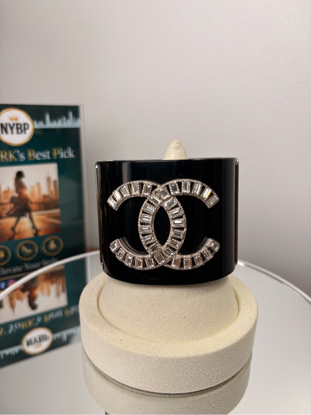 CHANEL CC Resin Bangle - Picture 3 of 7